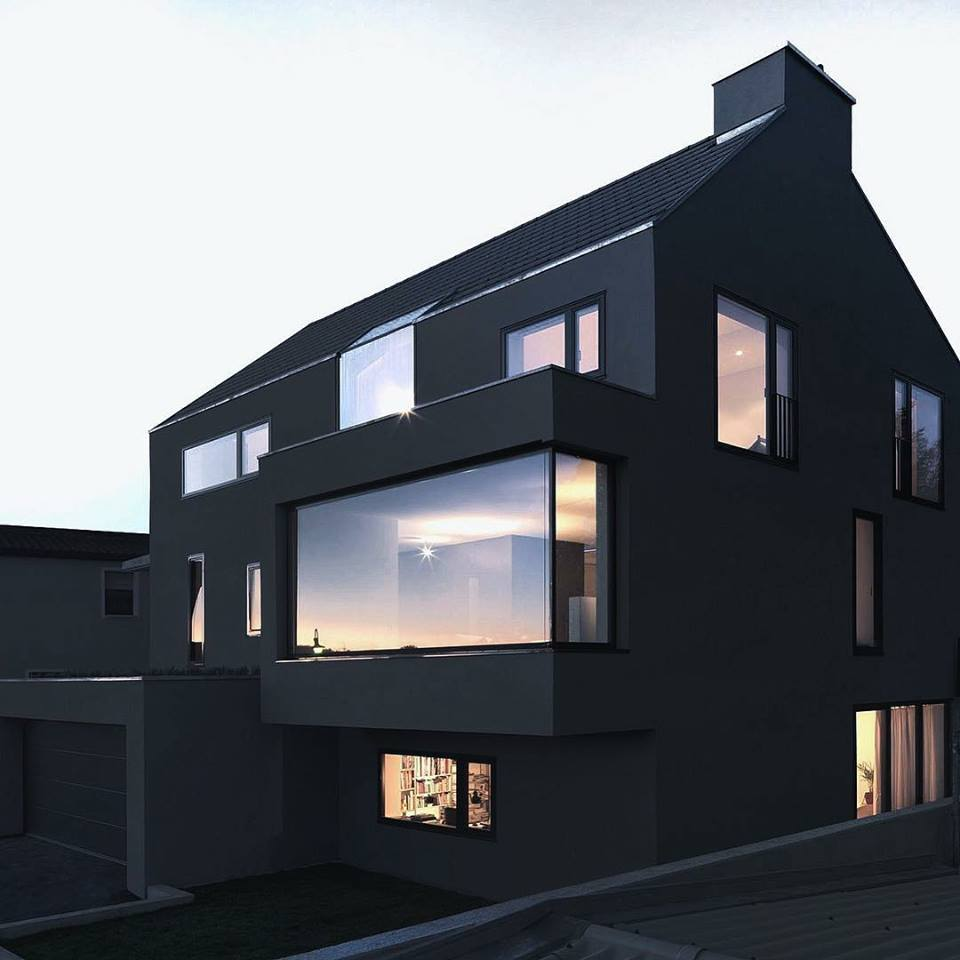 10 Black Color House Designs